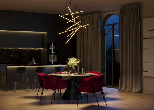 Подвесной светильник Maytoni MOD016PL-L96BK фото 4